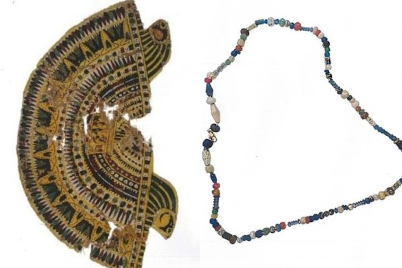 More of the artefacts stolen from the museum.