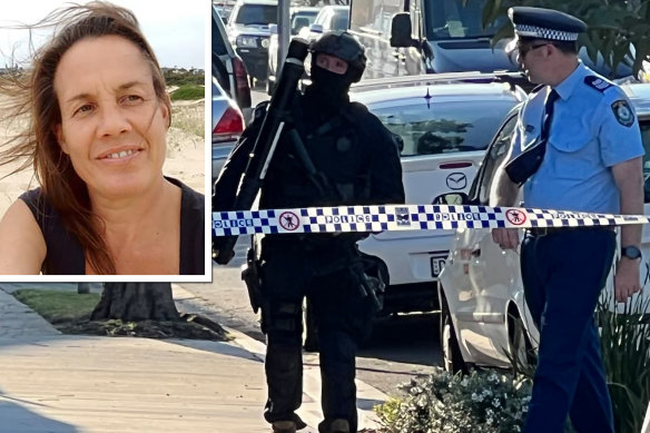 Krista Kach died in hospital after police shot her with bean bag rounds to bring a nine-hour siege to a close.