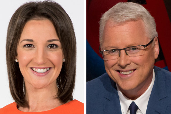 Q&A's new executive producer Erin Vincent (left) says viewers can expect to find out who will replace Tony Jones (right) as host before the end of the year.
