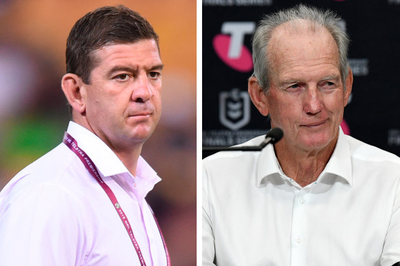 Jason Demetriou and Wayne Bennett go head to head for the first time on Thursday night.