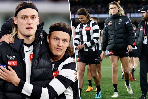 Darcy Moore was injured in round 22.