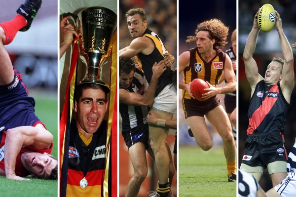 Former AFL players Shaun Smith, Darren Jarman, the late Shane Tuck, John Platten and John Barnes are among those names in a new class action being taken against the league over the lasting effects of concussion from their playing careers.
