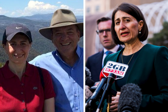 Gladys Berejiklian was in a relationship with Daryl Maguire from the 2015 state election.