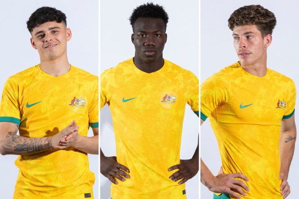 Alex Robertson, Nestory Irankunda and Jordan Bos could be the future of the Socceroos.