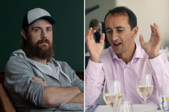 Mike Cannon-Brookes and Dave Sharma.