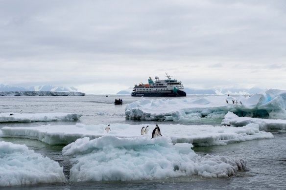 It takes four days of sailing to reach East Antarctica.