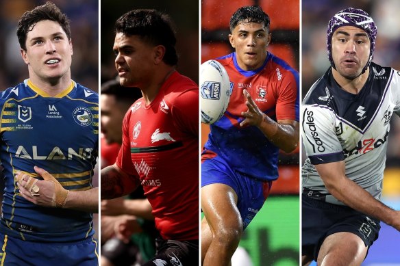 Mitchell Moses, Latrell Mitchell, Krystian Mapapalangi and Jahrome Hughes.