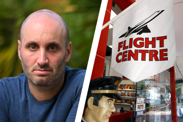 Adam Glezer was among disgruntled Flight Centre customers considering lodging a class action to get back their money. 