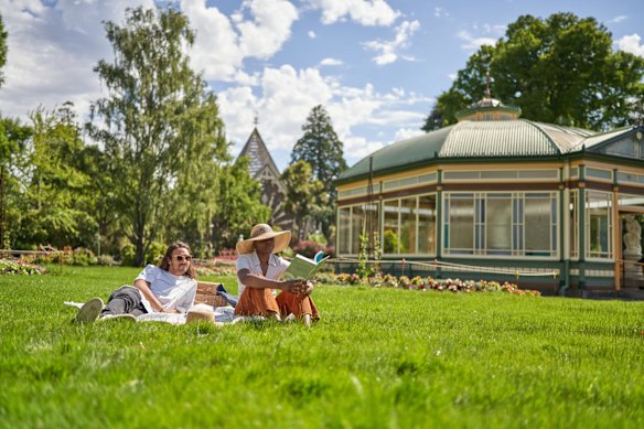 Ballarat Botanical Gardens, which contributed to the city’s strong score in categories like green public space.