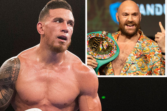 Sonny Bill Williams is heading to the UK to train with Tyson Fury (inset).