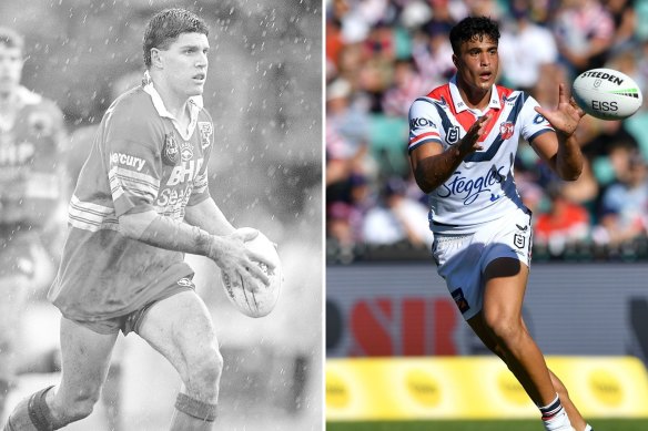 Trent Barrett and Joseph Suaalii highlight the changing face of the NRL.