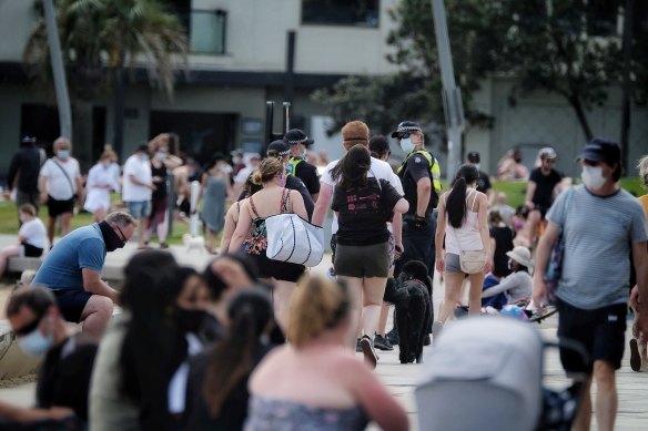 If an infected person walks past you on the street, they move past so quickly your chances of catching COVID-19 from them are low.