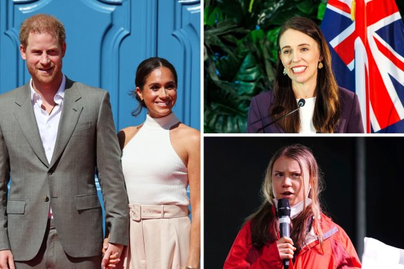 Prince Harry and wife, Meghan, will present a new Netflix series in praise of leaders including Jacinda Ardern and Great Thunberg