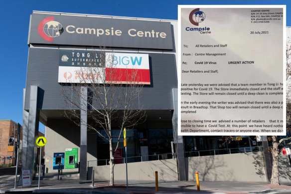 NSW Health notified the public about COVID-19 infections linked to a Campsie shopping centre up to two days after shopping management alerted retailers.