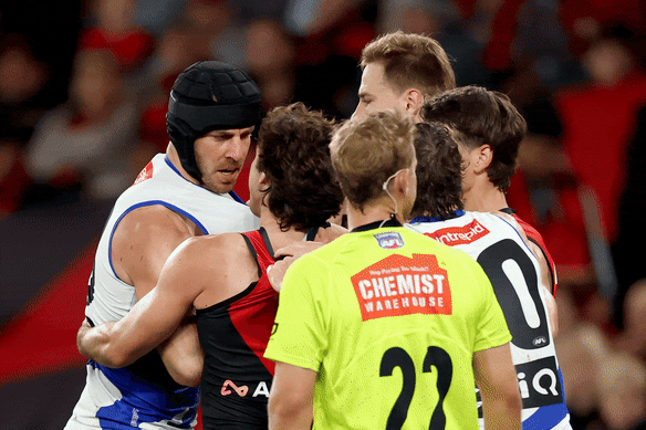 The two players faced each other on Saturday night.