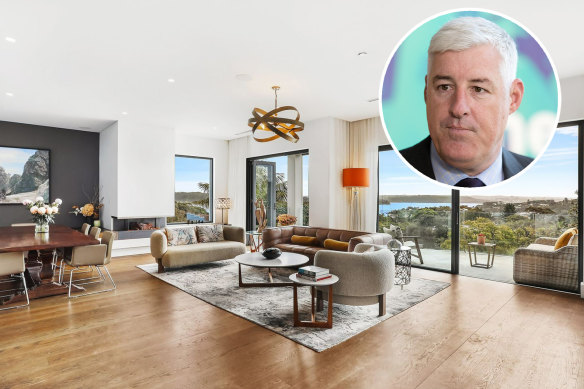The Vaucluse home of former NAB chief and Rugby Australia chairman Cameron Clyne and Melinda Clyne last traded in early 2008 for $6.15 million.