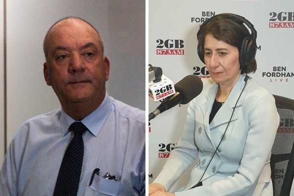 Daryl Maguire and Gladys Berejiklian.