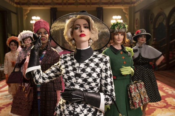 Anne Hathaway (centre) in the 2020 movie version of Roald Dahl’s The Witches.