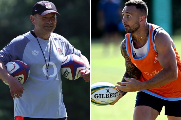 Eddie Jones coached Quade Cooper when the playmaker began his Super Rugby career with the Reds.