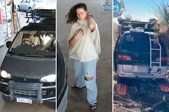Carolina Wilga’s Mitsubishi Delica van has been found in bushland. Picture: WA Police