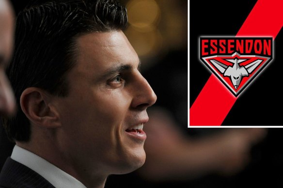 Matthew Lloyd doesn’t want the Bombers logo to change.