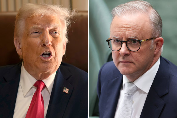 Donald Trump and Anthony Albanese spoke on the phone for 40 minutes. 