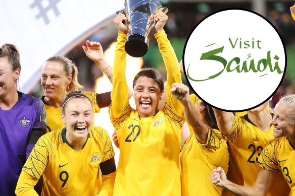 Sam Kerr and the Matildas have not commented publicly on the mooted Visit Saudi deal - but the backlash from across the women’s game has been ferocious.