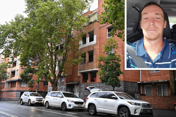 Justin Stein, 31, and his Surry Hills residence.