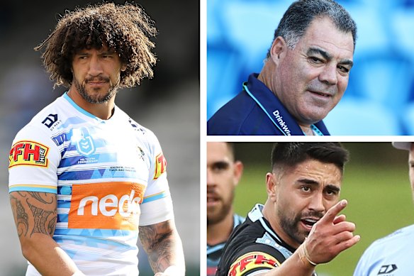 Kevin Proctor, Mal Meninga and Shaun Johnson.