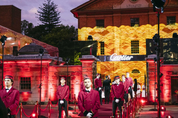 Time’s up: Cartier hosted a lavish soirée to launch its new Sydney store.