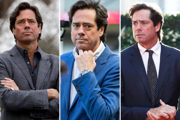 AFL CEO Gillon McLachlan’s farewell tour from the position has lasted a long time.