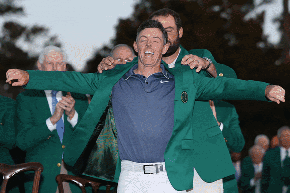 Rory McIlroy wins the Masters at Augusta.