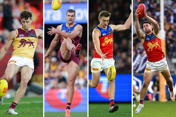 Recruit Josh Dunkley, defenders Jack Payne and Harris Andrews and Brownlow medallist and midfielder Lachie Neale have all helped Brisbane reach second spot on the ladder.