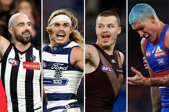 Steele Sidebottom, Bailey Smith, Jack Ginnivan and Rory Lobb are among those who’ve made a mark on season 2025.