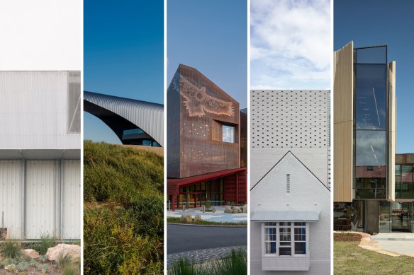 Some of the contenders for the Victorian Architecture Awards.