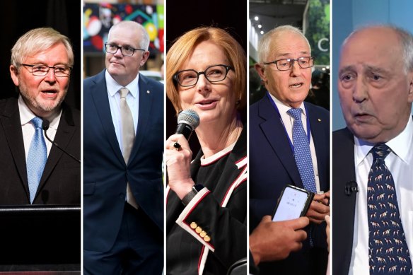 Canberra’s appetite for political cannibalism means there are a lot of ex-prime ministers in circulation.