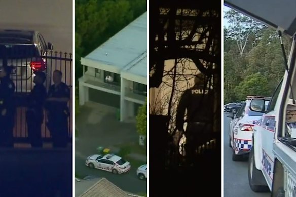 Four children hide, wife locks husband out of home before shooting