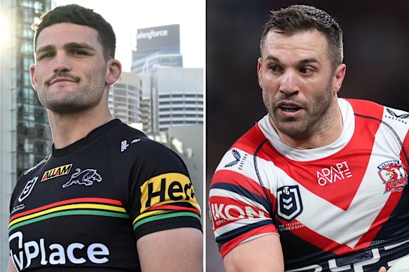 Nathan Cleary and James Tedesco