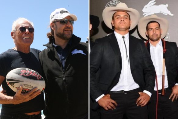Russell Crowe once had his Souths players dressed by Giorgio Armani - now Latrell Mitchell has helped secure the club's latest suit deal