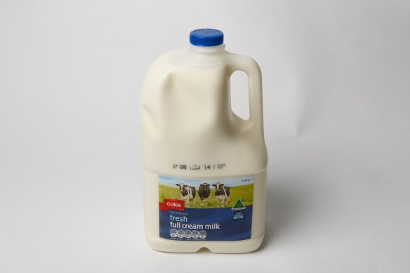 Coles full cream milk.