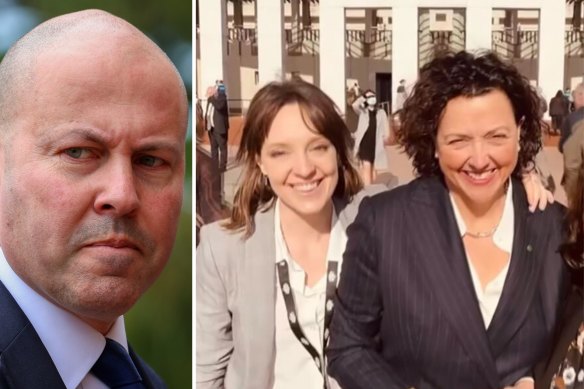 Josh Frydenberg has a keen eye on the legal battle between Sally Rugg  and her former boss, Kooyong MP Monique Ryan.