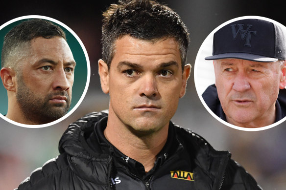 Benji Marshall, Cameron Ciraldo and Tim Sheens.