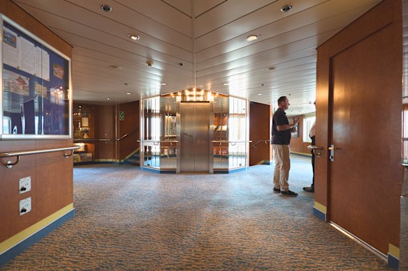 The design of the ship is practical, not flashy.