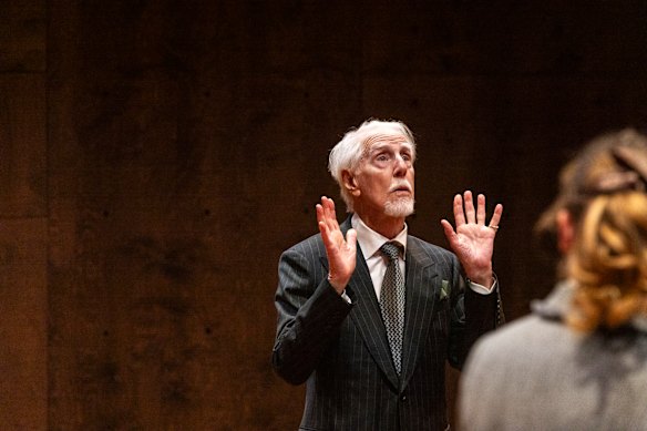 Peter Carroll gives a crafty, wonderfully poignant comic performance as Menenius.