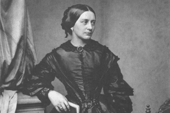 Clara Schumann pictured around 1850.