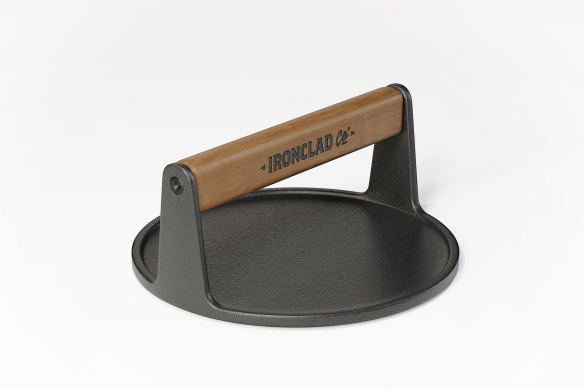 Ironclad 18cm burger press.  