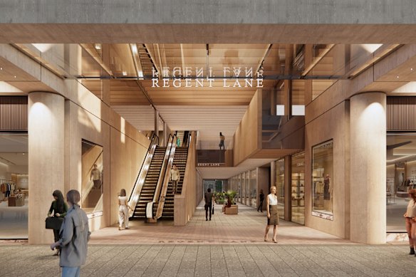Regent Lane will link Queen and Elizabeth streets.