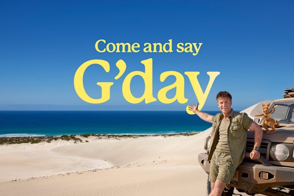 Robert Irwin leads Australia’s new pitch to international travellers.