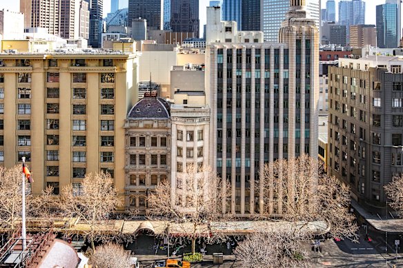 123 Swanston Street, Melbourne is next door to the Century Building.