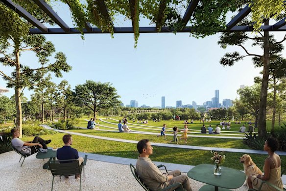 Brisbane 2032 masterplan renders. 